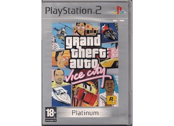 Image Jeux Vidéo Grand Theft Auto Vice City (Platinum) PlayStation 2 (PS2)