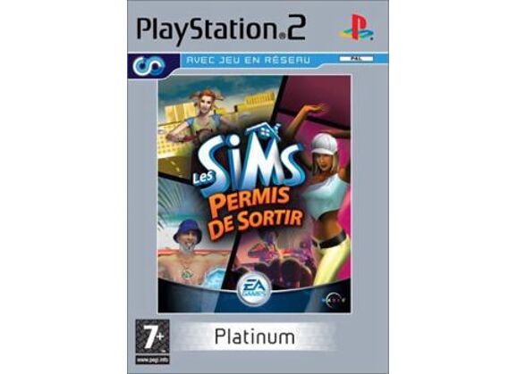 Image Jeux Vidéo Les Sims Permis de Sortir (Platinum) PlayStation 2 (PS2)