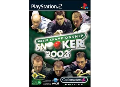 Jeux Vidéo World Championship Snooker 2003 PlayStation 2 (PS2)