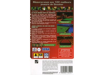 Image Jeux Vidéo World Snooker Challenge 2005 PlayStation Portable (PSP)