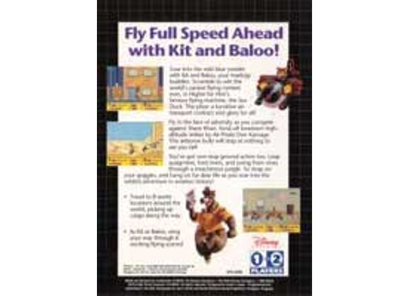 Image Jeux Vidéo Disney's TaleSpin Megadrive
