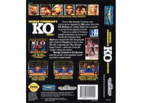 Image Jeux Vidéo George Foreman's KO Boxing Megadrive