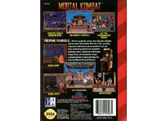 Image Jeux Vidéo Mortal Kombat Megadrive