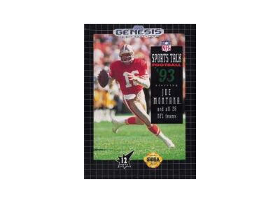 Jeux Vidéo NFL Sports Talk Football '93 Starring Joe Montana Megadrive