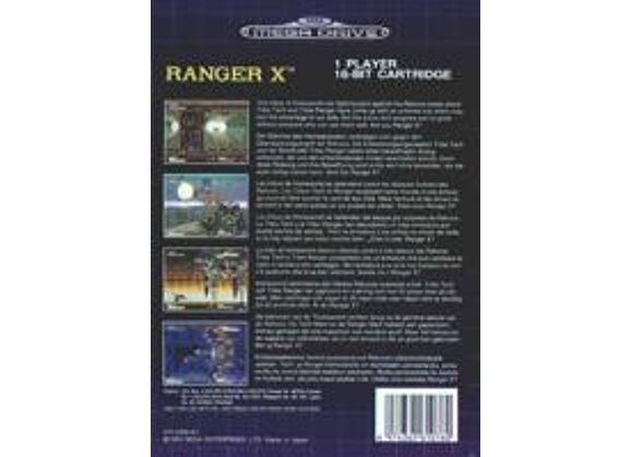 Image Jeux Vidéo Ranger X Megadrive