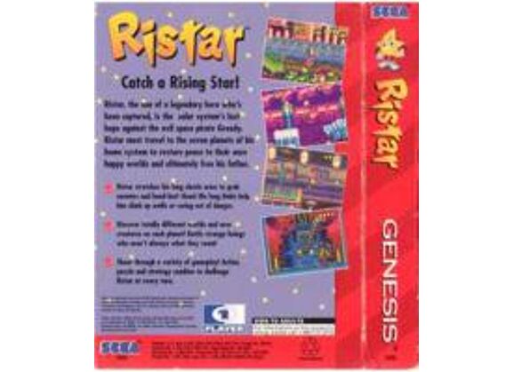 Image Jeux Vidéo Ristar Megadrive
