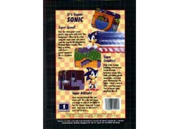 Image Jeux Vidéo Sonic The Hedgehog (Not for Resale) Megadrive