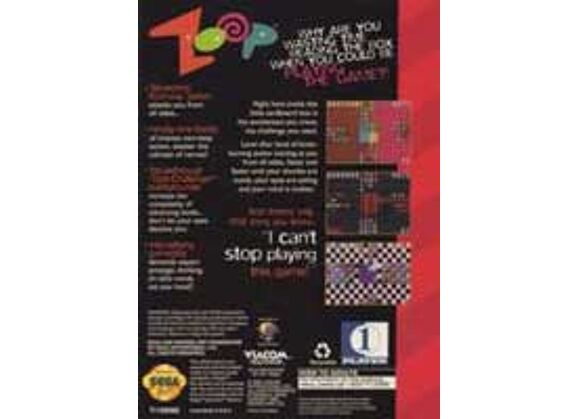 Image Jeux Vidéo Zoop Megadrive