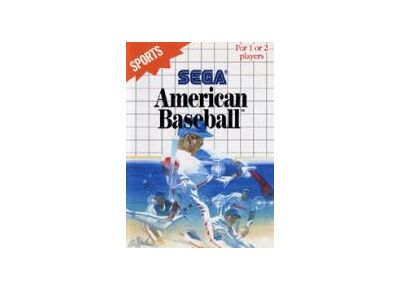 Jeux Vidéo American Baseball Master System