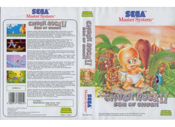 Image Jeux Vidéo Chuck Rock II Son of Chuck Master System