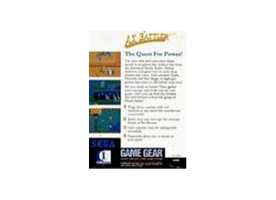 Jeux Vidéo Ax Battler Legend of Golden Axe Game Gear