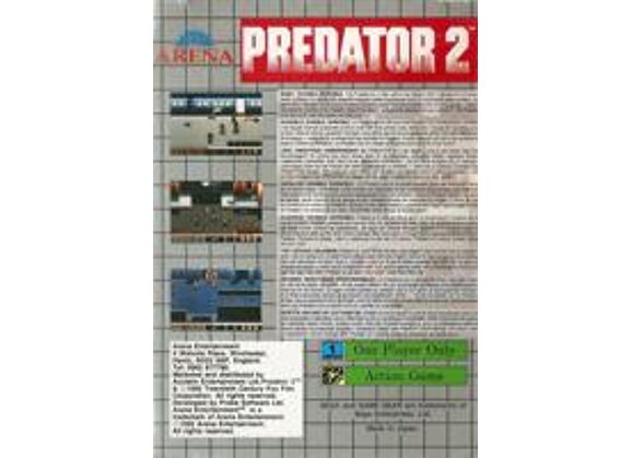 Image Jeux Vidéo Predator 2 Game Gear