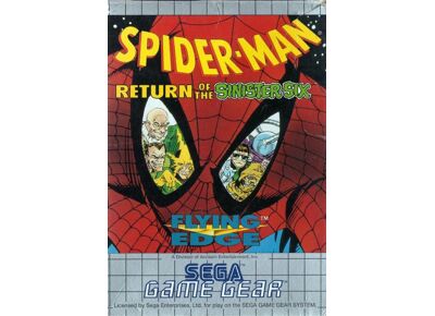 Jeux Vidéo Spider-man Return Of The Six Game Gear
