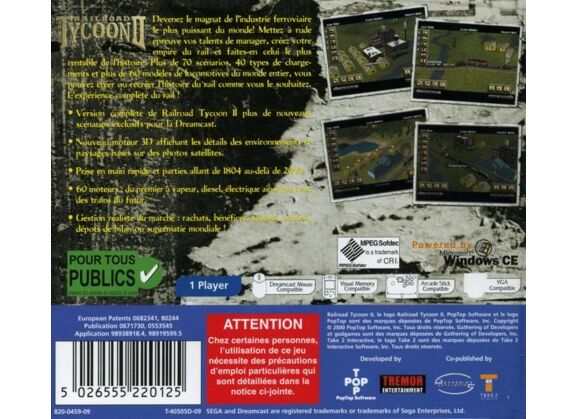 Image Jeux Vidéo Railroad Tycoon II Dreamcast