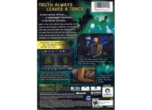 Image Jeux Vidéo CSI Crime Scene Investigation Xbox