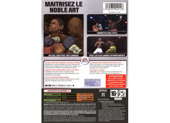 Image Jeux Vidéo Fight Night Round 3 Xbox