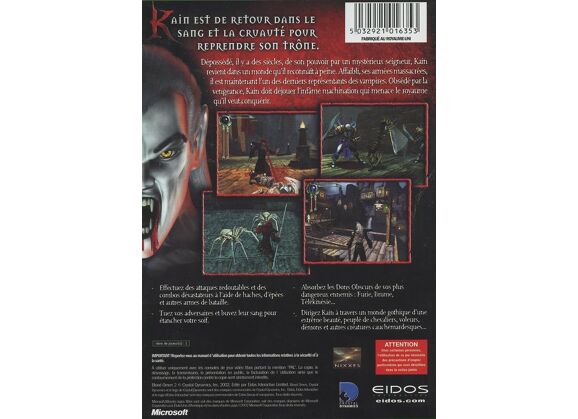 Image Jeux Vidéo Legacy of Kain Blood Omen 2 Xbox
