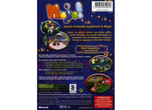 Image Jeux Vidéo Mojo! Xbox