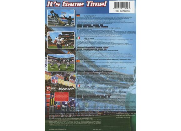 Image Jeux Vidéo NFL Fever 2003 Xbox