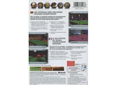 Jeux Vidéo World Championship Snooker 2004 Xbox