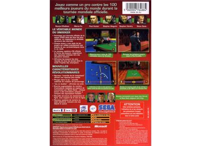 Jeux Vidéo World Snooker Championship 2005 Xbox