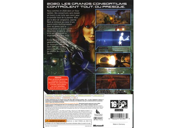 Image Jeux Vidéo Perfect Dark Zero Xbox 360