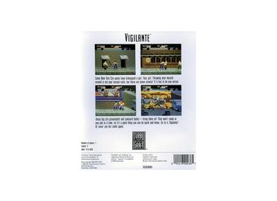 Image Jeux Vidéo Vigilante Hu Cards - CD ROM