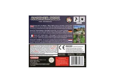 Image Jeux Vidéo Another Code Memoires Doubles DS