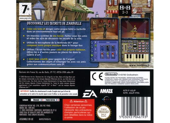 Image Jeux Vidéo Les Sims 2 DS