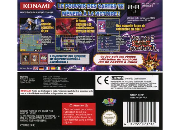 Image Jeux Vidéo Yu-Gi-Oh! Nightmare Troubadour DS