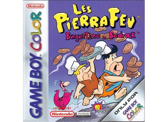Image Jeux Vidéo Pierrafeu Burgertime In Bedrock , Les Game Boy Color