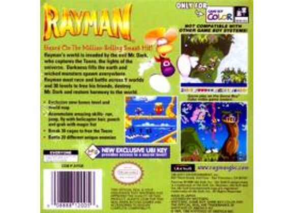 Image Jeux Vidéo Rayman Game Boy Color