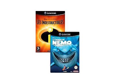 Jeux Vidéo Disney's Les indestructibles + Disney Pixar's Le Monde de Nemo Pack Game Cube