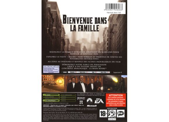 Image Jeux Vidéo Le Parrain Xbox