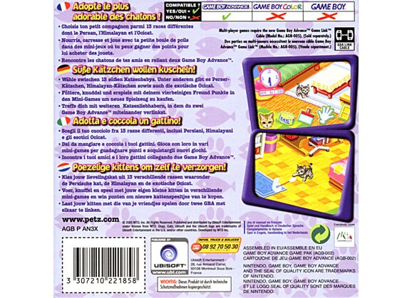 Image Jeux Vidéo Catz Game Boy Advance