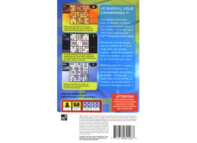 Jeux Vidéo Go! Sudoku PlayStation Portable (PSP)