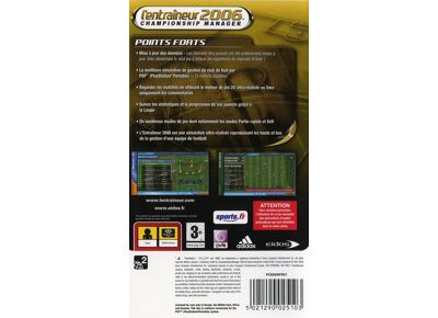 Jeux Vidéo L' Entraineur 2006 Championship Manager PlayStation Portable (PSP)