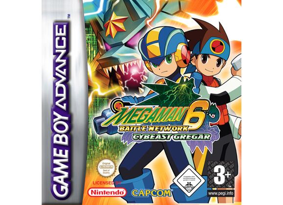 Image Jeux Vidéo Mega Man Battle Network 6 Cybeast Gregar Game Boy Advance