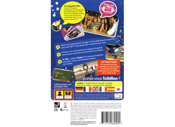 Image Jeux Vidéo Talkman PlayStation Portable (PSP)