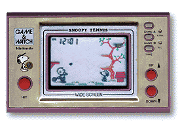 Image Jeux Vidéo Game and Watch Wide Screen Edition Snoopy Tennis Game and Watch