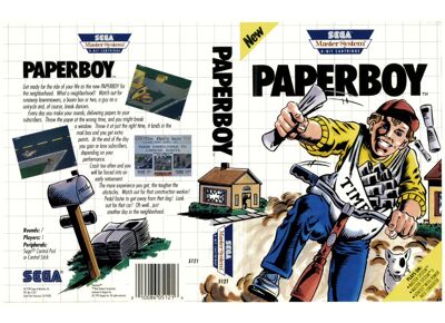 Jeux Vidéo Paperboy Master System