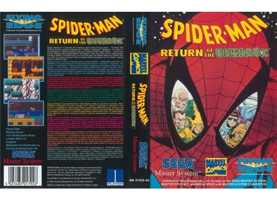 Jeux Vidéo Spider-Man Return of the Sinister Six Master System