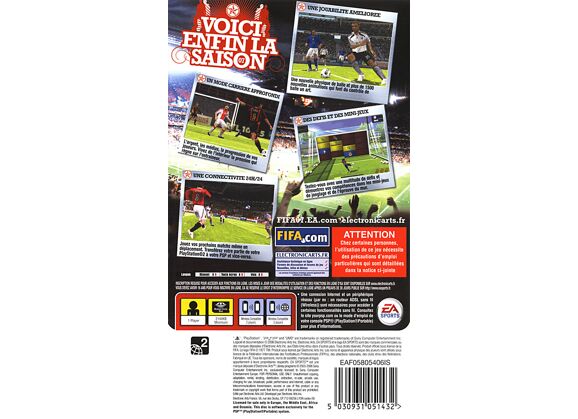 Image Jeux Vidéo FIFA 07 PlayStation Portable (PSP)