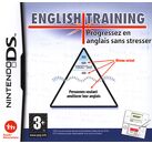 Jeux Vidéo English Training Progressez en Anglais sans Stresser DS