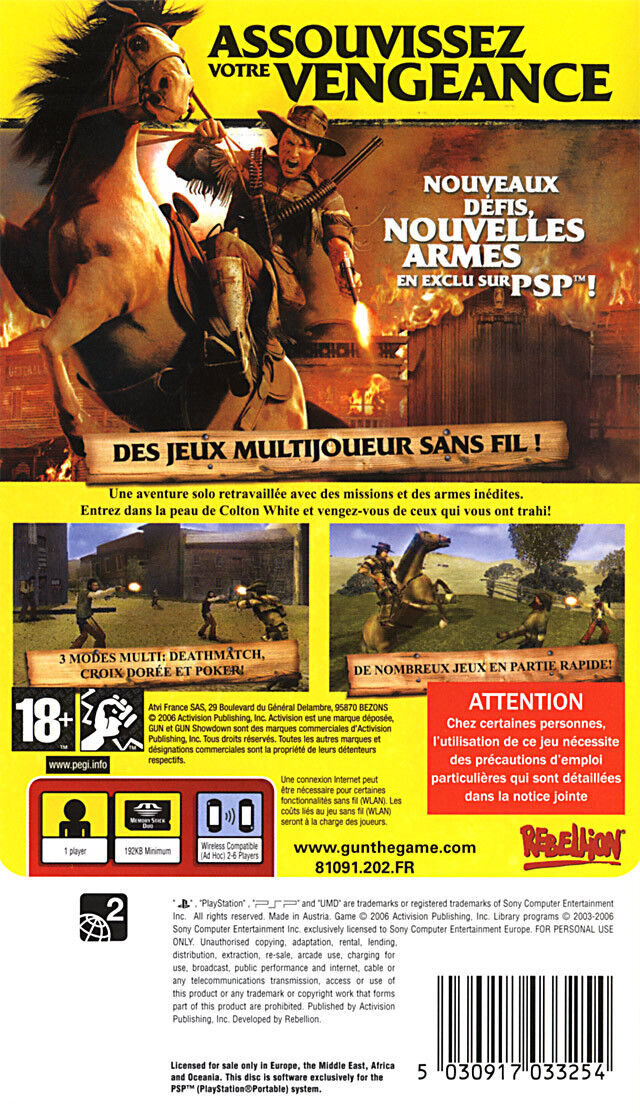 Gun Showdown Playstation Portable (Psp)