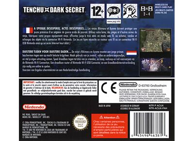 Jeux Vidéo Tenchu Dark Secret DS