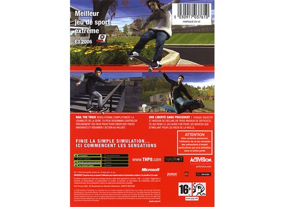 Image Jeux Vidéo Tony Hawk's Project 8 Xbox