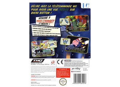 Image Jeux Vidéo Bob l'Eponge La Creature du Crabe Croustillant Wii