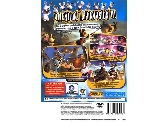 Image Jeux Vidéo Rayman Contre les Lapins Cretins PlayStation 2 (PS2)