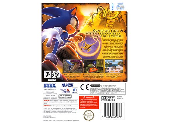 Image Jeux Vidéo Sonic and the Secret Rings Wii